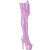 Pleaser ADORE-3020GP Stivali Sopra Il Ginocchio Con Plateau Vernice Glitter Viola EU-38 / US-8
