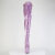 Pleaser ADORE-3020GP Stivali Sopra Il Ginocchio Con Plateau Vernice Glitter Viola EU-38 / US-8