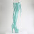 Pleaser ADORE-3021GP Stivali Sopra Il Ginocchio Con Plateau Vernice Glitter Blu EU-35 / US-5