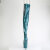 Pleaser ADORE-3021GP Stivali Sopra Il Ginocchio Con Plateau Vernice Glitter Verde Blu EU-35 / US-5