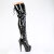 Pleaser ADORE-3022 Stivali Sopra Il Ginocchio Con Plateau Vernice Nero EU-41 / US-11
