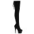 Pleaser ADORE-3063 Stivali Sopra Il Ginocchio Con Plateau Nero EU-35 / US-5