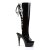 Pleaser DELIGHT-2018 Stivali - Vernice Nero/Nero EU-35 / US-5