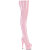 Pleaser ADORE-3850 Stivali Sopra Il Ginocchio Con Plateau Vernice Glitter Rosa EU-35 / US-5