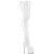 Pleaser ADORE-3850 Stivali Sopra Il Ginocchio Con Plateau Vernice Bianco EU-38 / US-8