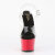 Pleaser ADORE-708 Sandali Con Plateau Trasparente Rosso EU-36 / US-6