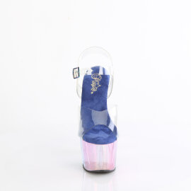 Pleaser ADORE-708HT Sandali Con Plateau Trasparente Fumo...