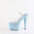 Pleaser ADORE-708LG Sandali Con Plateau Trasparente Glitter Blu EU-35 / US-5