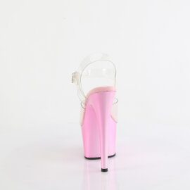 Pleaser ADORE-708LQ Sandali Con Plateau Trasparente Holo Rosa EU-38 / US-8