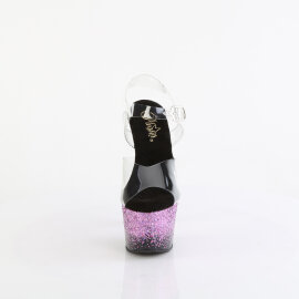 Pleaser ADORE-708SS Sandali Con Plateau Trasparente...