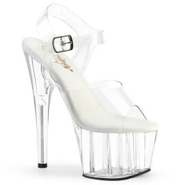 Pleaser ADORE-708VL Sandali Con Plateau Trasparente EU-35...