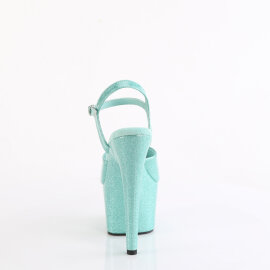 Pleaser ADORE-709GP Sandali Con Plateau Vernice Glitter Verde Blu EU-38 / US-8