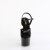 Pleaser ADORE-709GP Sandali Con Plateau Vernice Glitter Nero EU-35 / US-5
