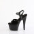 Pleaser ADORE-709GP Sandali Con Plateau Vernice Glitter Nero EU-35 / US-5