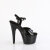 Pleaser ADORE-709GP Sandali Con Plateau Vernice Glitter Nero EU-35 / US-5