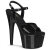 Pleaser ADORE-709GP Sandali Con Plateau Vernice Glitter Nero EU-41 / US-11