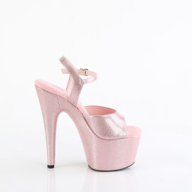 Pleaser ADORE-709GP Sandali Con Plateau Vernice Glitter Rosa EU-37 / US-7