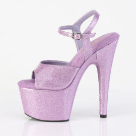Pleaser ADORE-709GP Sandali Con Plateau Vernice Glitter Helles Viola EU-42 / US-12