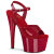 Pleaser ADORE-709GP Sandali Con Plateau Vernice Glitter Rosso EU-35 / US-5