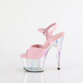Pleaser ADORE-709HT Sandali Con Plateau Holo Fumo Rosa EU-40 / US-10