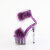 Pleaser ADORE-724F Sandali Con Plateau Trasparente Viola EU-39 / US-9