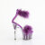 Pleaser ADORE-724F Sandali Con Plateau Trasparente Viola EU-39 / US-9