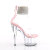Pleaser ADORE-724RS Sandali Con Plateau Trasparente Strass Rosa Trasparente EU-35 / US-5