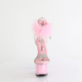 Pleaser ADORE-727F Sandali Con Plateau Trasparente Rosa EU-37 / US-7