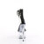 Pleaser ADORE-727RS Sandali Con Plateau Trasparente Strass Nero EU-37 / US-7