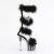 Pleaser ADORE-728F Sandali Con Plateau Trasparente Nero EU-35 / US-5