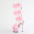 Pleaser ADORE-728F Sandali Con Plateau Trasparente Rosa Trasparente EU-36 / US-6