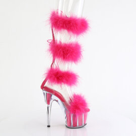 Pleaser ADORE-728F Sandali Con Plateau Trasparente Rosa EU-37 / US-7