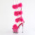 Pleaser ADORE-728F Sandali Con Plateau Trasparente Rosa EU-38 / US-8