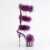 Pleaser ADORE-728F Sandali Con Plateau Trasparente Viola EU-38 / US-8