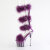 Pleaser ADORE-728F Sandali Con Plateau Trasparente Viola EU-39 / US-9
