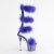 Pleaser ADORE-728F Sandali Con Plateau Trasparente Blu EU-37 / US-7