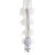 Pleaser ADORE-728F Sandali Con Plateau Trasparente Bianco EU-35 / US-5