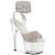 Pleaser ADORE-791HTRS Sandali Con Plateau Holo Strass Argento EU-40 / US-10