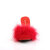 Fabulicious AMOUR-03 Mules Similpelle Rosso EU-35 / US-5
