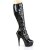 Pleaser DELIGHT-2049 Stivali - Vernice Nero/Nero EU-36 / US-6