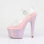 Pleaser BEJEWELED-708MS Sandali Con Plateau Trasparente Strass Rosa EU-38 / US-8