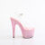 Pleaser BEJEWELED-708RRS Sandali Con Plateau Trasparente Strass Rosa EU-37 / US-7
