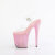Pleaser BEJEWELED-808RRS Sandali Con Plateau Trasparente Strass Rosa EU-35 / US-5