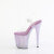 Pleaser BEJEWELED-808RRS Sandali Con Plateau Trasparente Strass Viola EU-35 / US-5