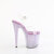 Pleaser BEJEWELED-808RRS Sandali Con Plateau Trasparente Strass Viola EU-38 / US-8