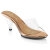 Fabulicious BELLE-301 Mules Trasparente Oro EU-35 / US-5