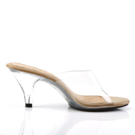 Fabulicious BELLE-301 Mules Trasparente Beige EU-39 / US-9