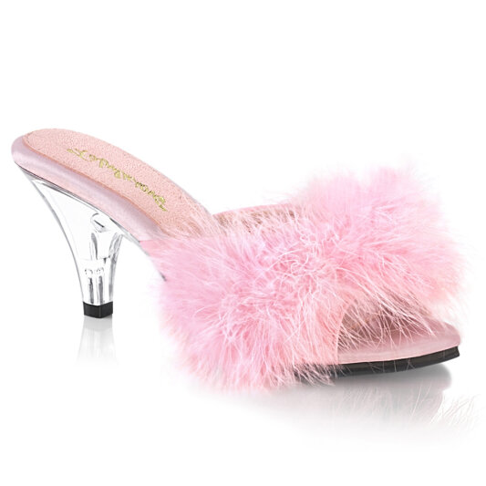 Fabulicious BELLE-301F Mules Trasparente Similpelle Rosa EU-35 / US-5