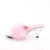 Fabulicious BELLE-301F Mules Trasparente Similpelle Rosa EU-35 / US-5