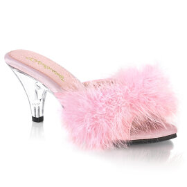 Fabulicious BELLE-301F Mules Trasparente Similpelle Rosa...